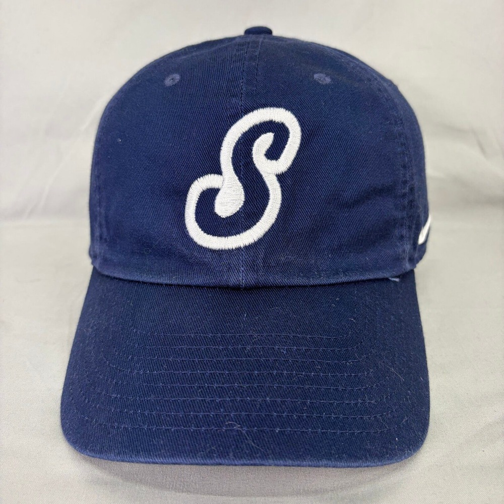 Nike Hat Heritage 86 Simmons Unisex OSFM Navy Blue Embroidered Logo Cap